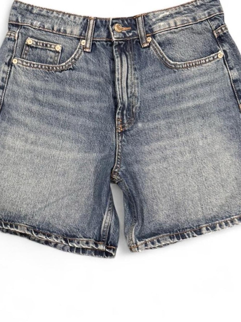 Zara Light Blue Denim Shorts